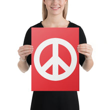 गैलरी व्यूवर में इमेज लोड करें, Canvas Print with Peace Symbol