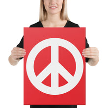 गैलरी व्यूवर में इमेज लोड करें, Canvas Print with Peace Symbol