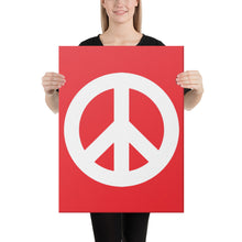 गैलरी व्यूवर में इमेज लोड करें, Canvas Print with Peace Symbol