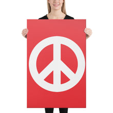 गैलरी व्यूवर में इमेज लोड करें, Canvas Print with Peace Symbol