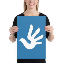 将图片加载到图库查看器,Poster with Human Rights Symbol
