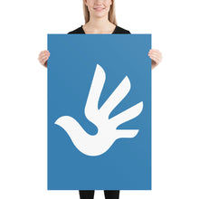 将图片加载到图库查看器,Poster with Human Rights Symbol