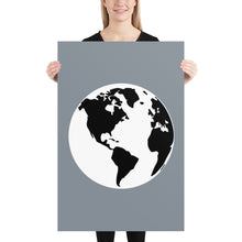 将图片加载到图库查看器,Poster with Earth