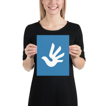 将图片加载到图库查看器,Poster with Human Rights Symbol