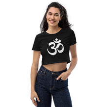 将图片加载到图库查看器,Organic Crop Top with Om Symbol