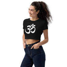 将图片加载到图库查看器,Organic Crop Top with Om Symbol