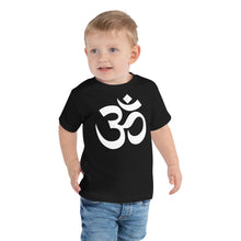 将图片加载到图库查看器,Toddler Short Sleeve Tee with Om Symbol
