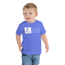 Cargar imagen en el visor de la galería, Toddler Short Sleeve Tee with Box Logo and Tagline