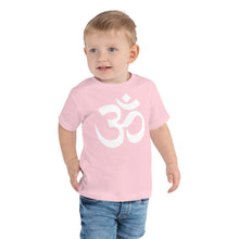 将图片加载到图库查看器,Toddler Short Sleeve Tee with Om Symbol