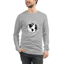 Load image into Gallery viewer, Unisex Long Sleeve Tee with Earth and Globe Tagline