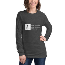 Load image into Gallery viewer, Unisex Long Sleeve Tee with Box Logo and Tagline