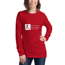 Load image into Gallery viewer, Unisex Long Sleeve Tee with Box Logo and Tagline