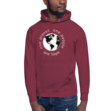 Load image into Gallery viewer, Unisex Hoodie with Earth and Globe Tagline