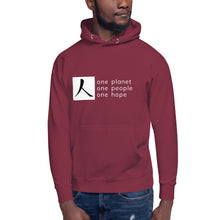 Charger l'image dans la galerie, Unisex Hoodie with Box Logo and Tagline
