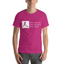 Cargar imagen en el visor de la galería, Short-Sleeve T-Shirt with Box Logo and Tagline