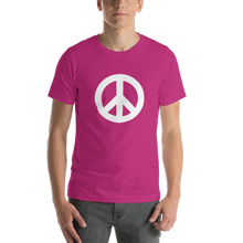 将图片加载到图库查看器,Short-Sleeve T-Shirt with Peace Symbol