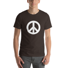 将图片加载到图库查看器,Short-Sleeve T-Shirt with Peace Symbol