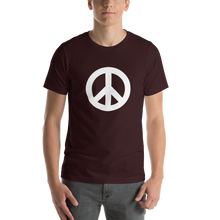 将图片加载到图库查看器,Short-Sleeve T-Shirt with Peace Symbol