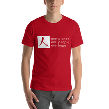 Cargar imagen en el visor de la galería, Short-Sleeve T-Shirt with Box Logo and Tagline