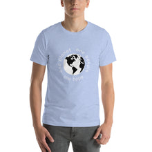 Charger l'image dans la galerie, Short-Sleeve T-Shirt with Earth and Globe Tagline