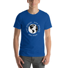 Charger l'image dans la galerie, Short-Sleeve T-Shirt with Earth and Globe Tagline