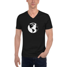 Charger l'image dans la galerie, Short Sleeve V-Neck T-Shirt with Earth