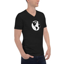 Charger l'image dans la galerie, Short Sleeve V-Neck T-Shirt with Earth