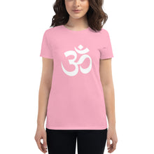 Charger l'image dans la galerie, Women's short sleeve T-shirt with Om Symbol