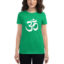 Charger l'image dans la galerie, Women's short sleeve T-shirt with Om Symbol