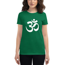 Charger l'image dans la galerie, Women's short sleeve T-shirt with Om Symbol