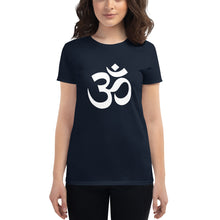 Charger l'image dans la galerie, Women's short sleeve T-shirt with Om Symbol