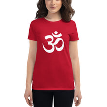 Charger l'image dans la galerie, Women's short sleeve T-shirt with Om Symbol