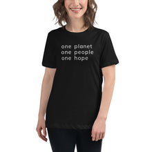 Load image into Gallery viewer, Women's Relaxed T-Shirt with Six Words