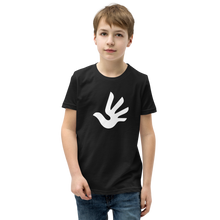 Load image into Gallery viewer, Youth Short Sleeve T-Shirt with Human Rights Symbol