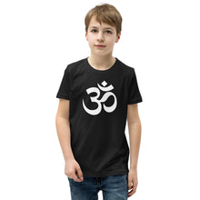 गैलरी व्यूवर में इमेज लोड करें, Youth Short Sleeve T-Shirt with Om Symbol