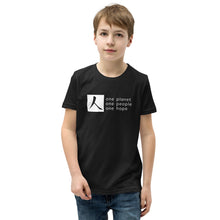 Load image into Gallery viewer, Youth Short Sleeve T-Shirt with Box Logo and Tagline