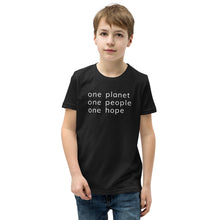 Load image into Gallery viewer, Youth Short Sleeve T-Shirt with Six Words