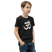गैलरी व्यूवर में इमेज लोड करें, Youth Short Sleeve T-Shirt with Om Symbol