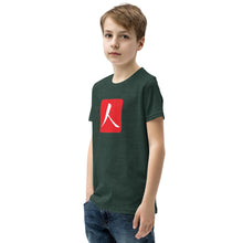 Load image into Gallery viewer, Youth Short Sleeve T-Shirt with Red Hanko Chop
