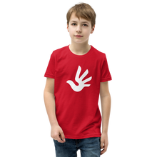 Load image into Gallery viewer, Youth Short Sleeve T-Shirt with Human Rights Symbol