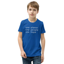 Load image into Gallery viewer, Youth Short Sleeve T-Shirt with Six Words