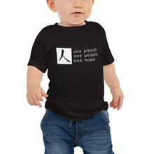 Load image into Gallery viewer, Baby Jersey Short Sleeve Tee with Box Logo and Tagline
