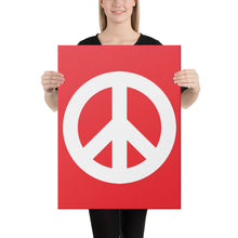 Cargar imagen en el visor de la galería, Canvas Print with Peace Symbol

