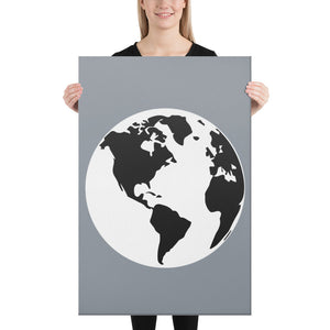 Canvas Print with Earth