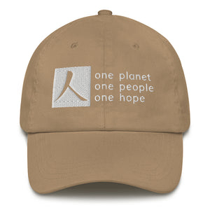 Low-Profile Cap with Box Logo and Tagline