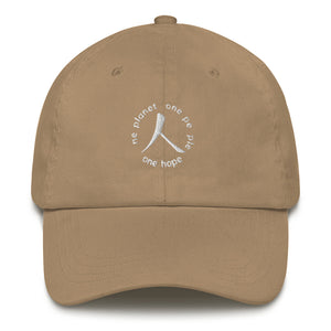 Low-Profile Cap with Humankind Symbol and Globe Tagline