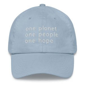 Low-Profile Cap with Six Words