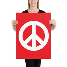 将图片加载到图库查看器，Poster with Peace Symbol
