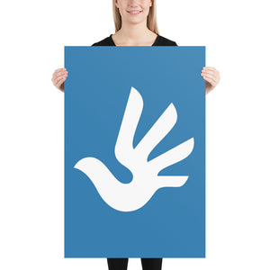Poster with Human Rights Symbol