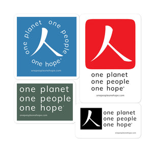 Bubble-free One People Sticker Pack